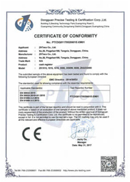 ZK35 Series CE Certificate
