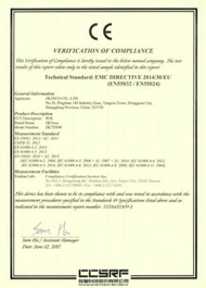 ZK7550W CE Certificate